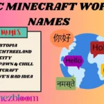 epic minecraft world names