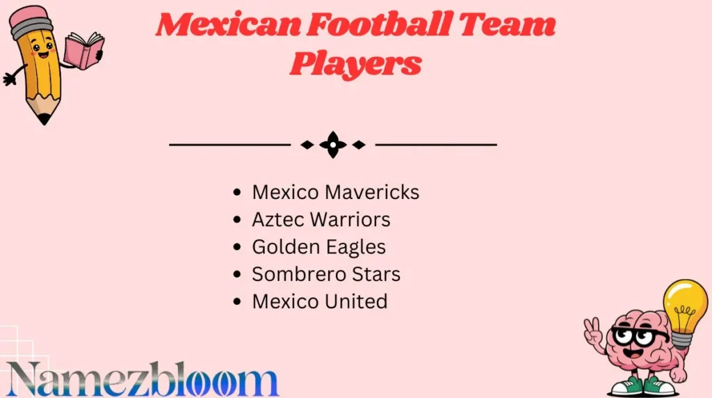Mexican Football Team Players