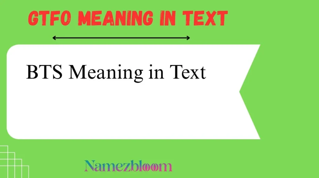 BTS Meaning in Text