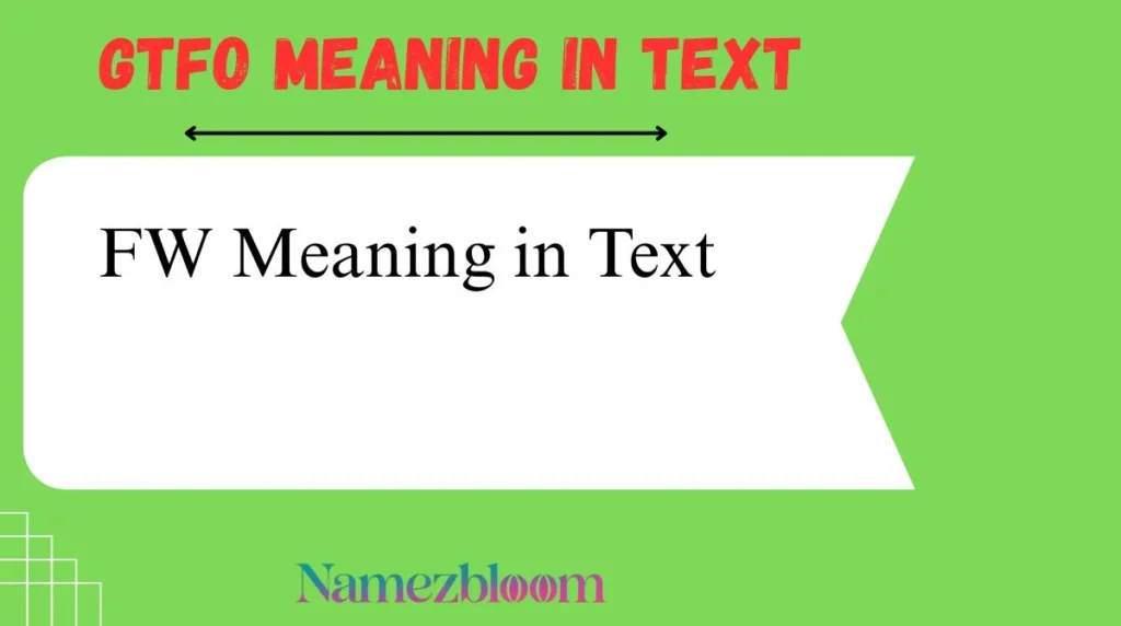 FW Meaning in Text