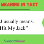 HMJ Meaning in Text