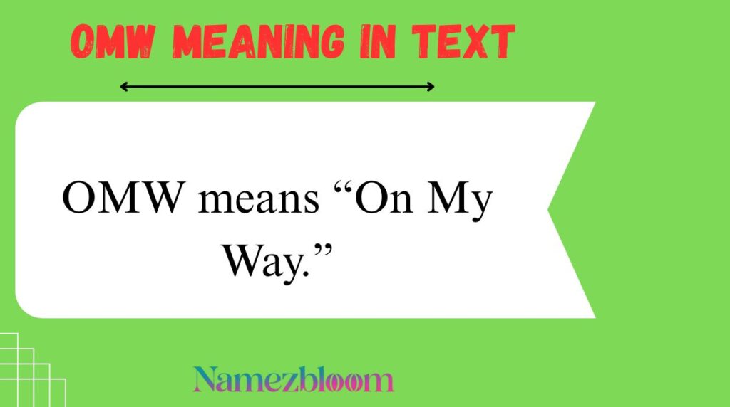 OMW Meaning in Text