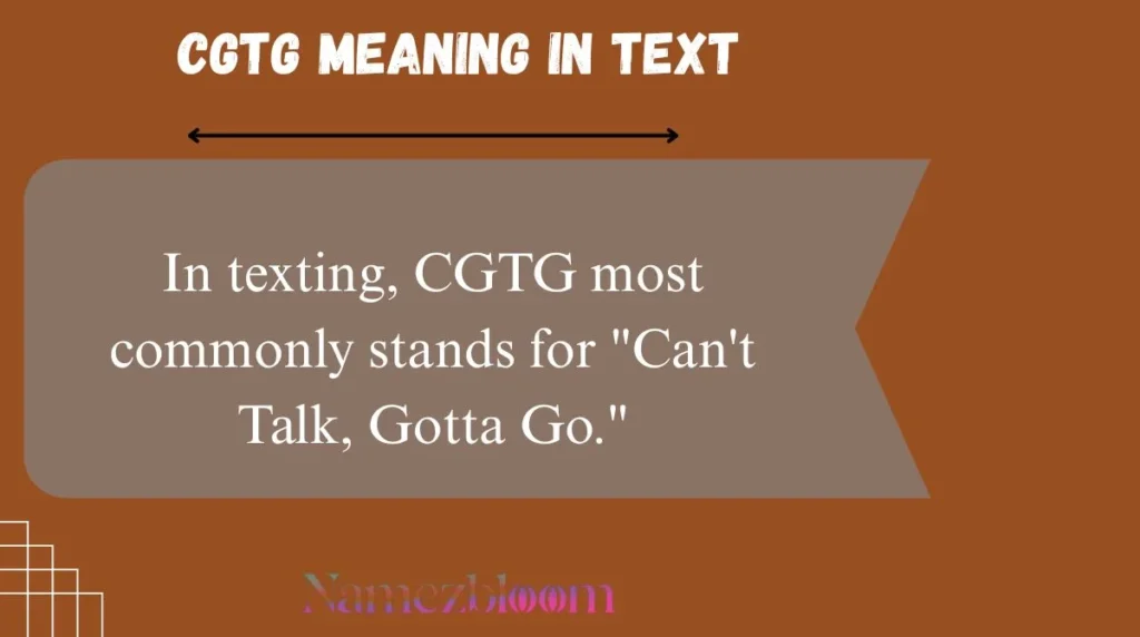 CGTG Meaning in Text
