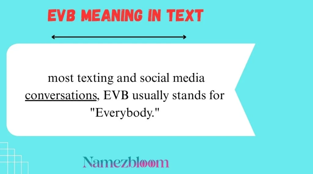EVB Meaning in Text