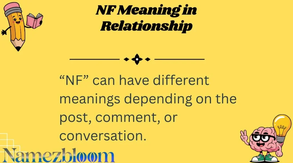 NF Meaning in Social Media