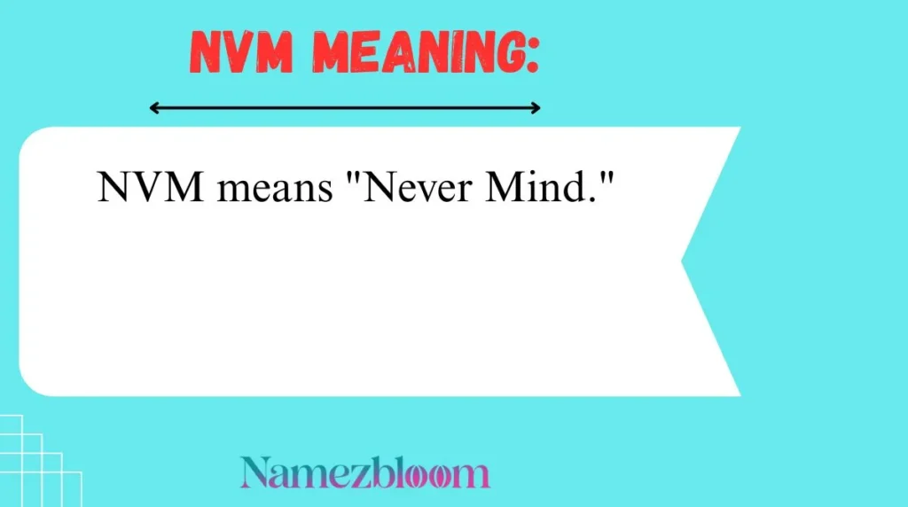 NVM Meaning: