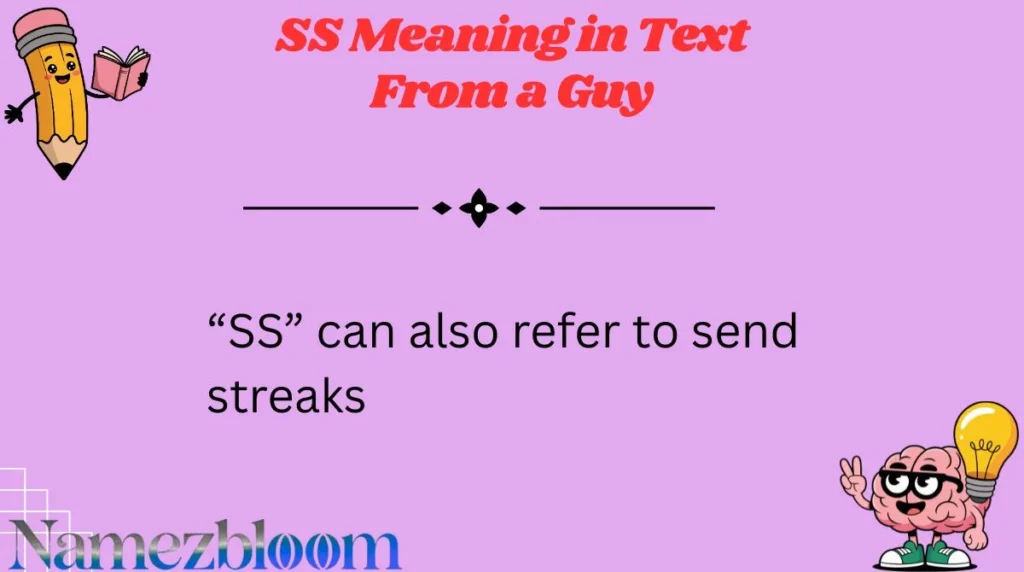 SS Meaning in Text From a Guy