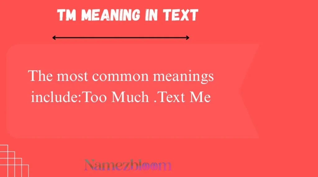 TM Meaning in Text
