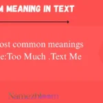TM Meaning in Text