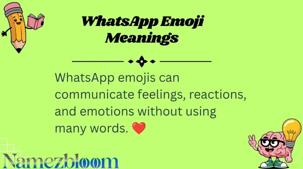 WhatsApp Emoji Meanings