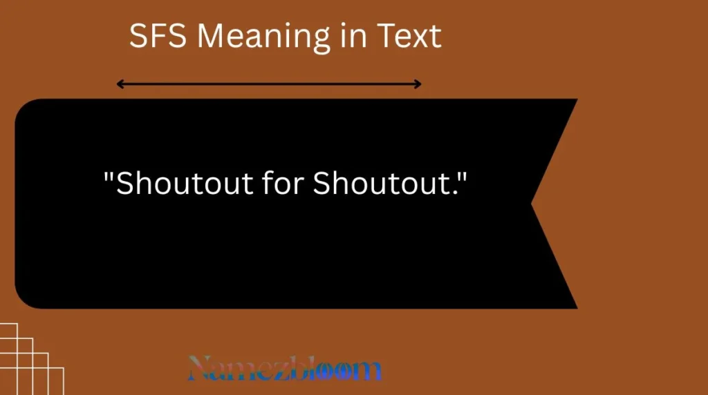 SFS Meaning in Text