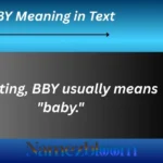 BBY Meaning in Text