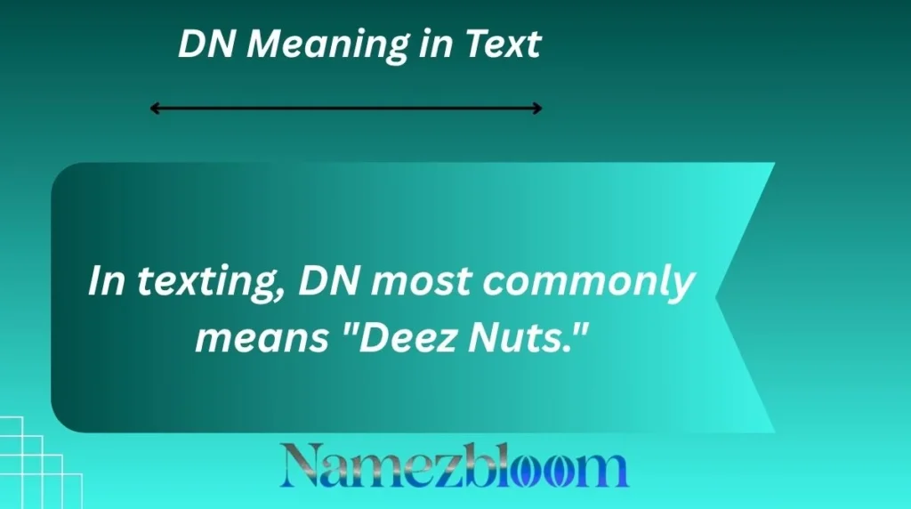 DN Meaning in Text