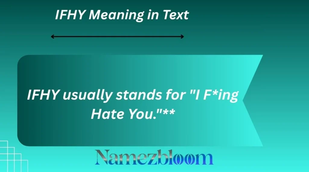IFHY Meaning in Text