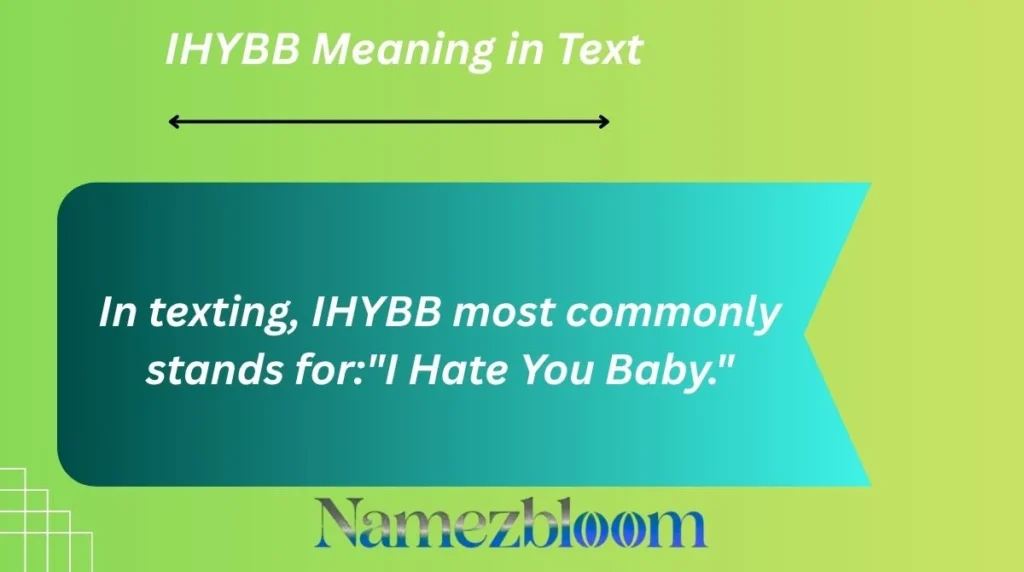 IHYBB Meaning in Text