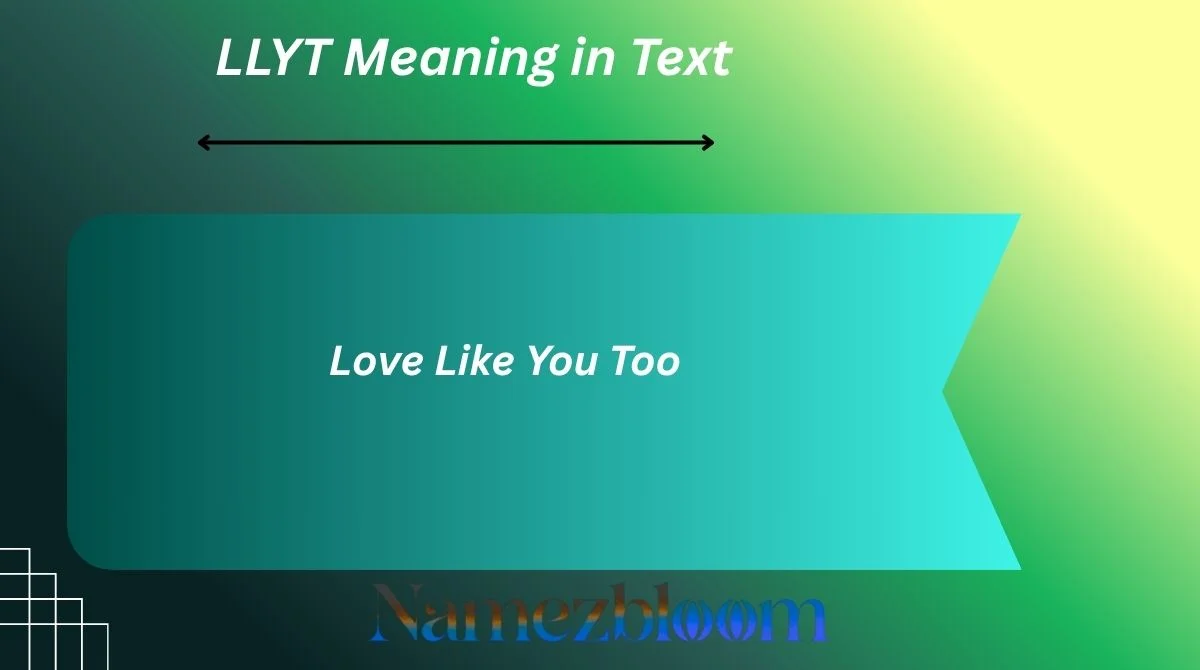 LLYT Meaning in Text