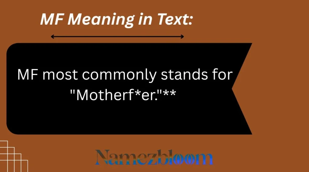 MF Meaning in Text: