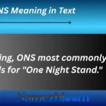 ONS Meaning in Text