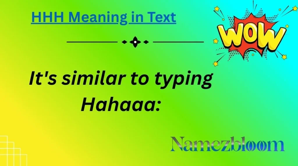 HHH Meaning in Text