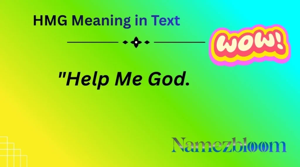 HMG Meaning in Text