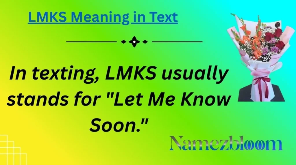 LMKS Meaning in Text
