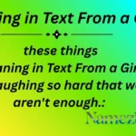 Meaning in Text From a Girl