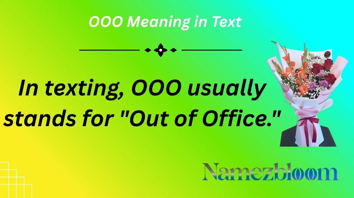 OOO Meaning in Text